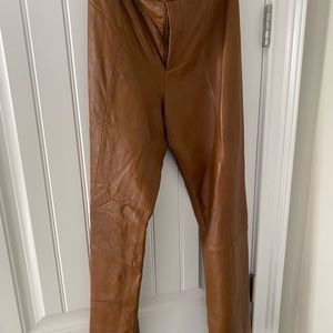 Banana Republic Camel leather bootcut size 10.
